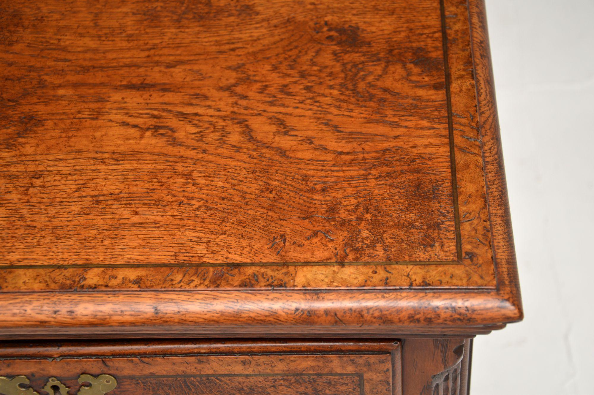 Antique Georgian Style Console / Side Table in Pollard Oak 6