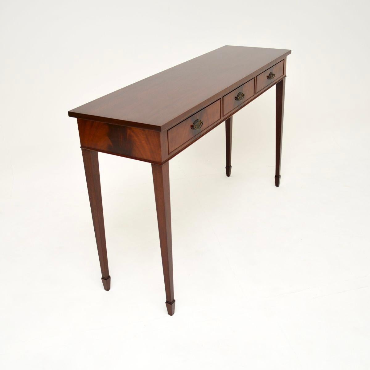 British Antique Georgian Style Console Table