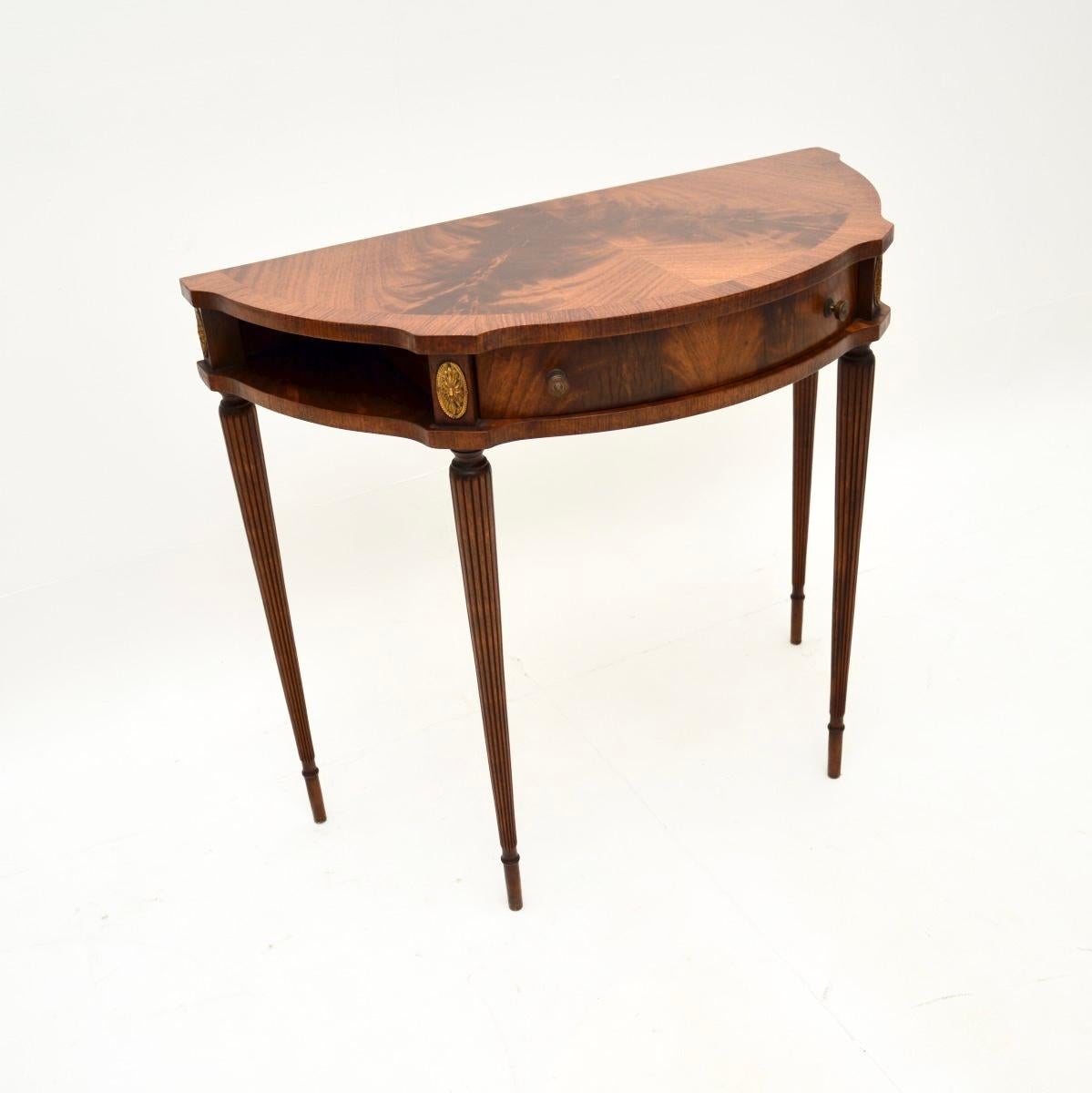 British Antique Georgian Style Console Table For Sale
