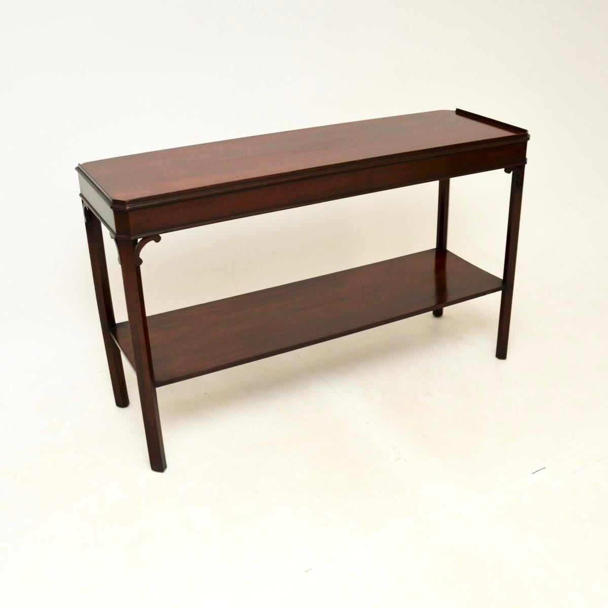 Antique Georgian Style Console Table In Good Condition For Sale In London, GB