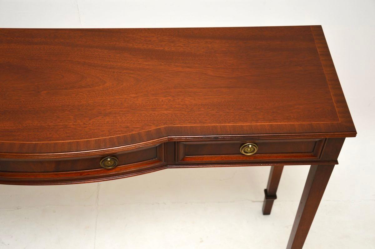 Wood Antique Georgian Style Console Table