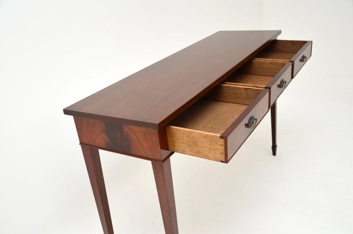 Wood Antique Georgian Style Console Table