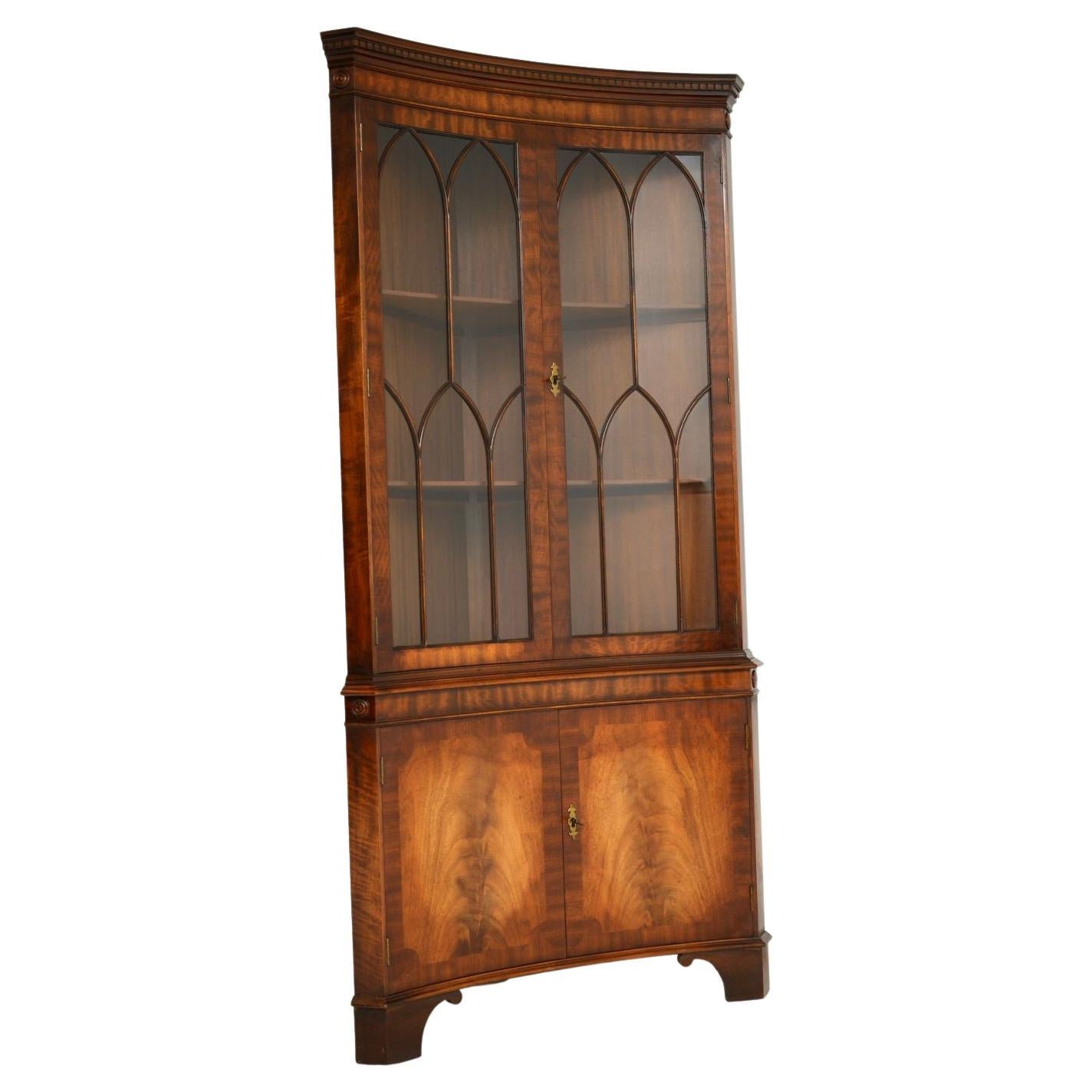 Antique Georgian Style Corner Cabinet