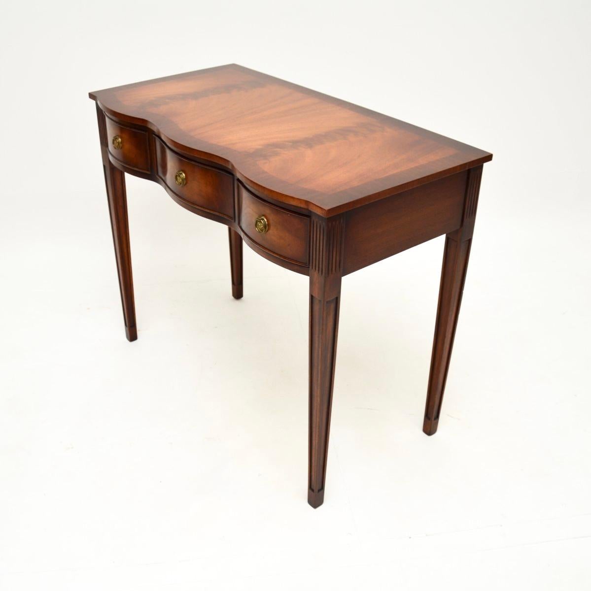 Antique Georgian Style Desk / Console Table In Good Condition For Sale In London, GB