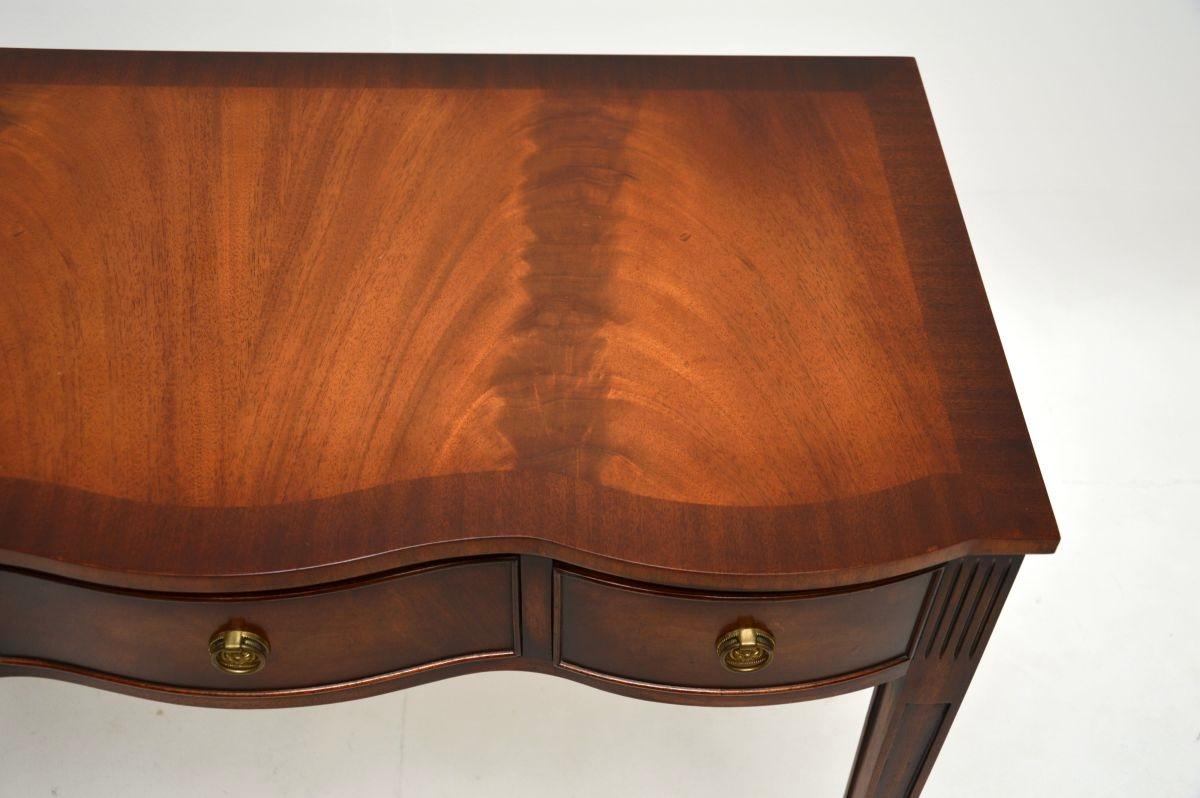 Antique Georgian Style Desk / Console Table For Sale 3