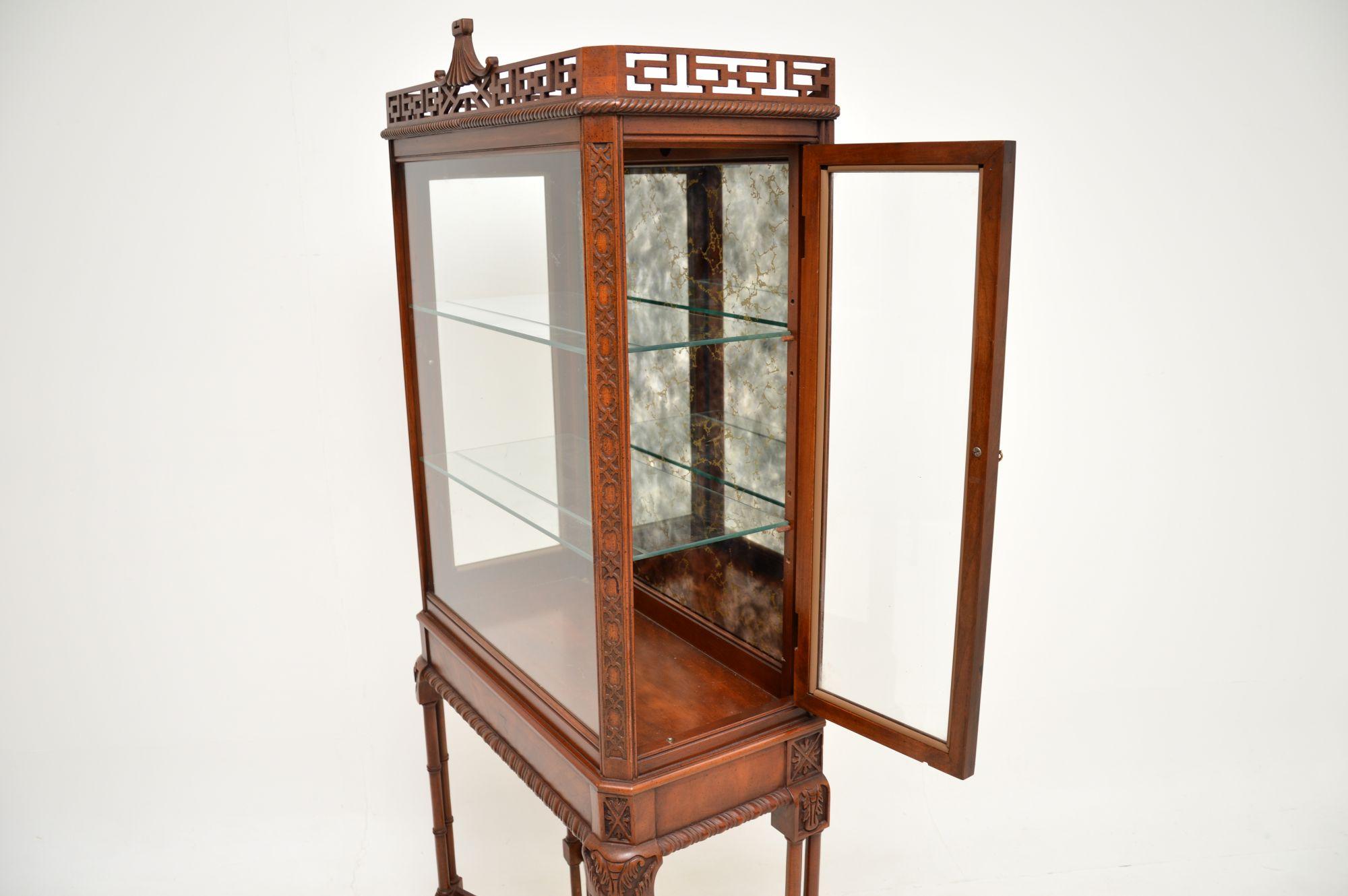 Antique Georgian Style Display Cabinet 1