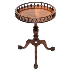 Antique Georgian Style Gallery Top Wine Table