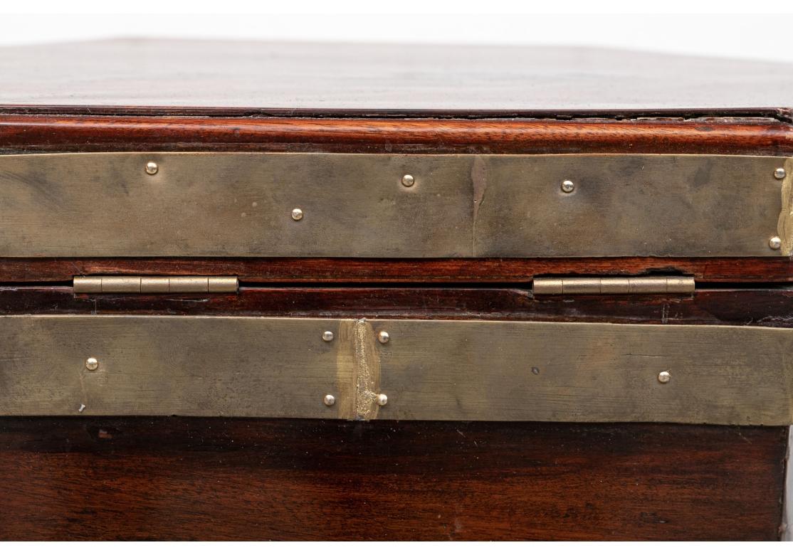 Antique Georgian Style Hexagonal Mahogany Cellaret For Sale 7