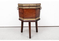 Antique Georgian Style Hexagonal Mahogany Cellaret