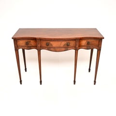 Antique Georgian Style Inlaid Console Table