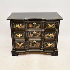 Antique Georgian Style Lacquered Chinoiserie Chest of Drawers