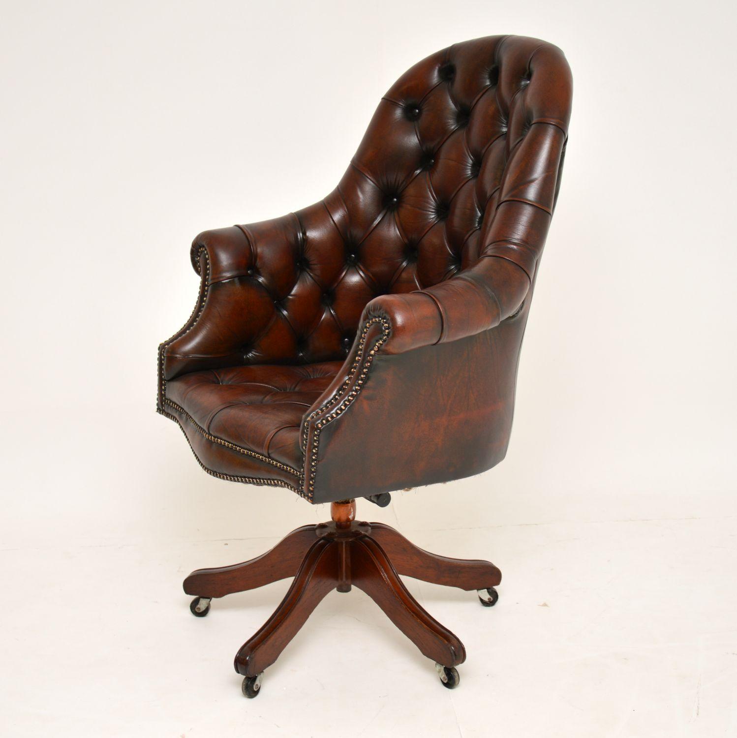 styling leather swivel chair