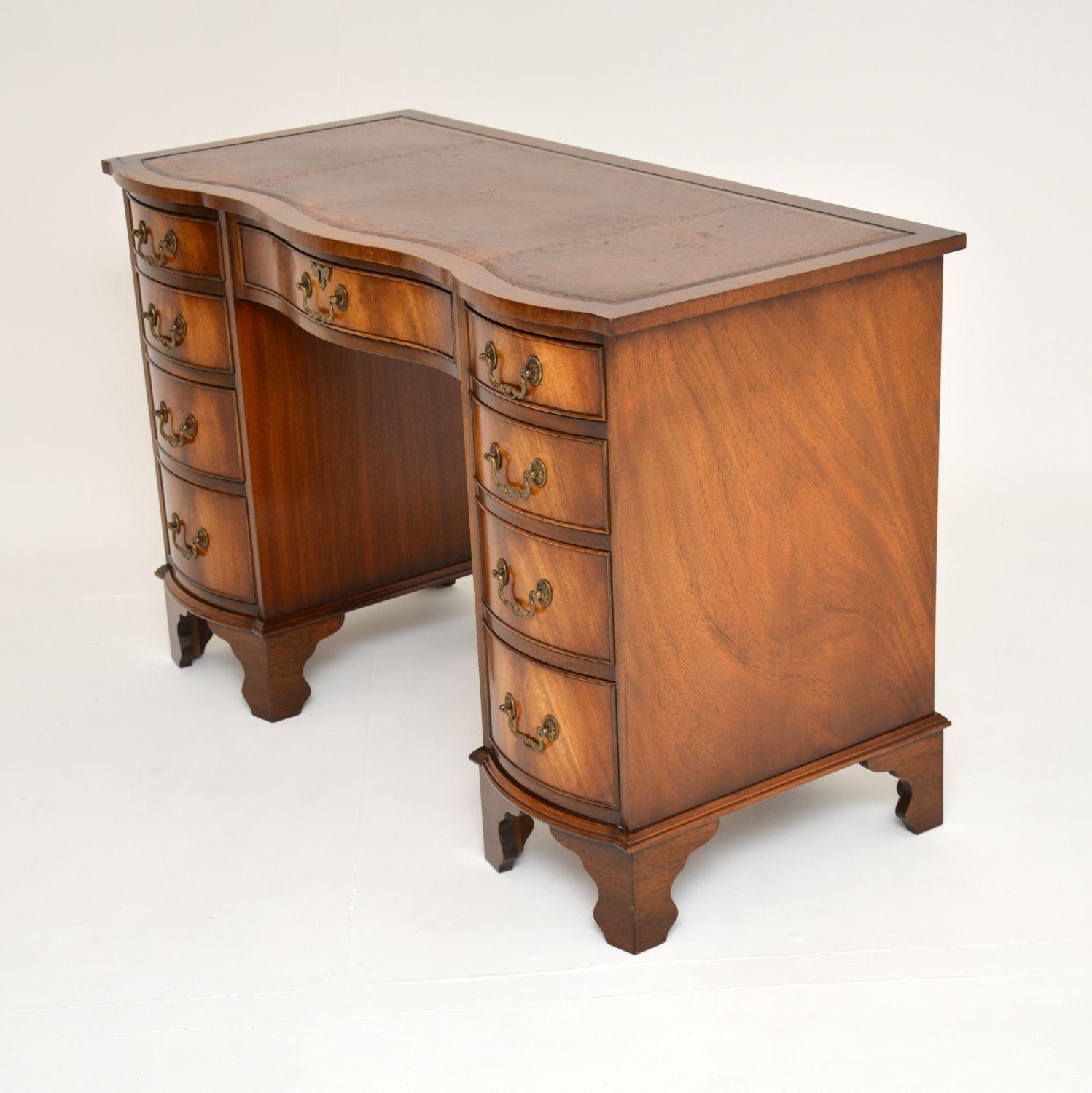 Antique Style Leather Top Desk at 1stDibs leather top desk antique, vintage leather