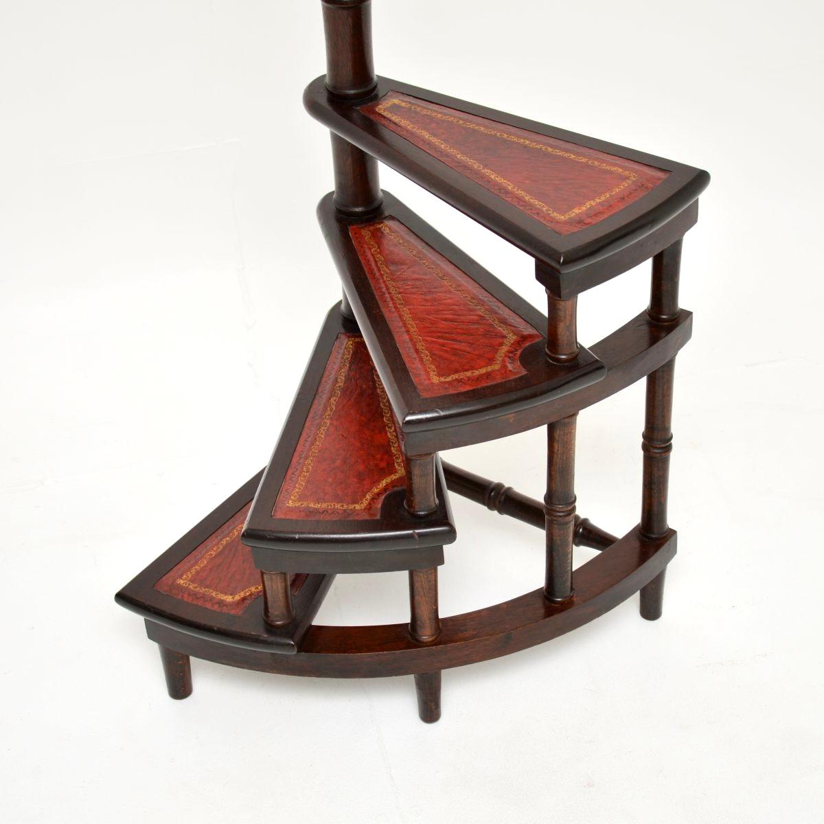 Mid-20th Century Antique Georgian Style Library Steps