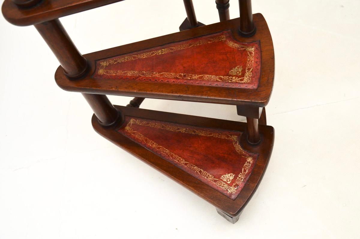 Antique Georgian Style Library Steps 2