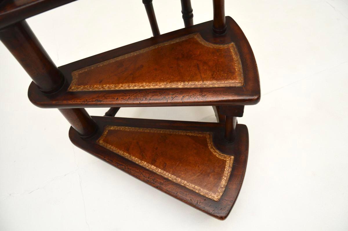Antique Georgian Style Library Steps For Sale 2