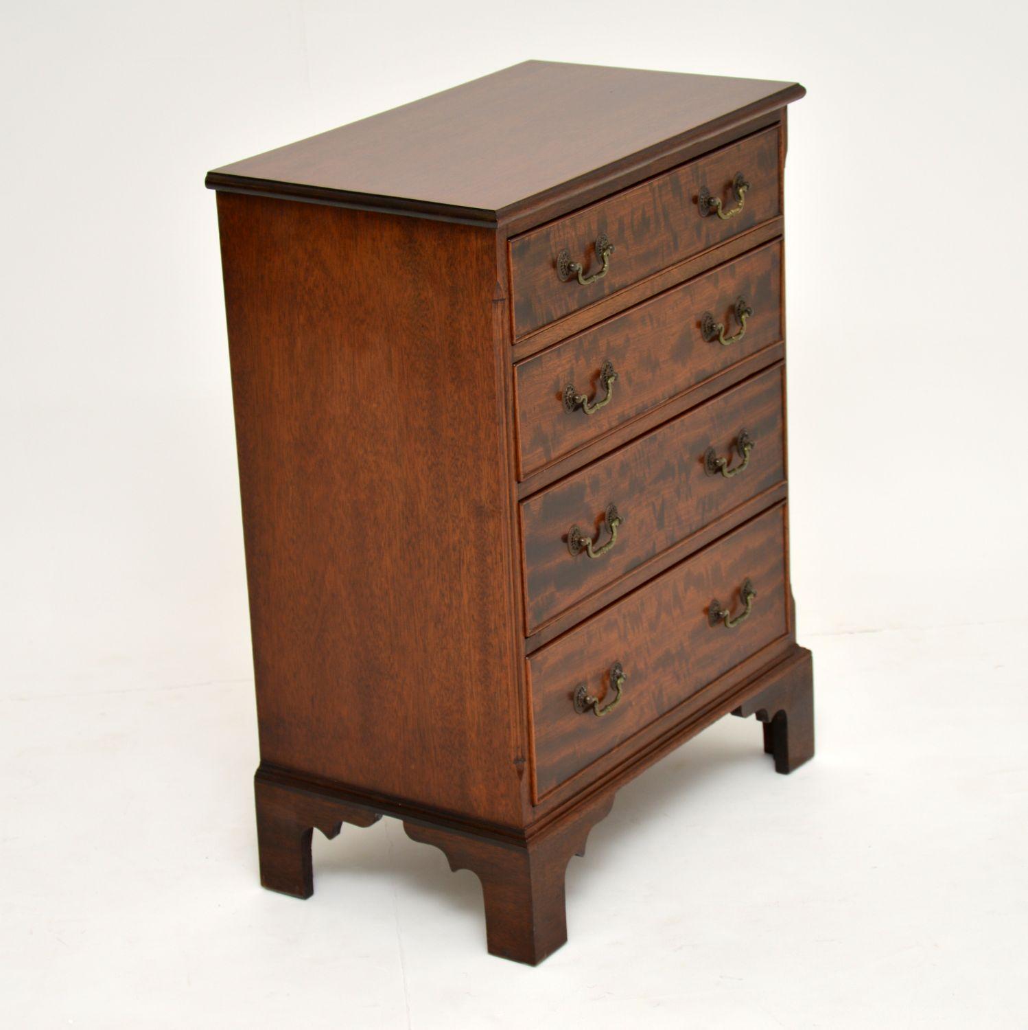 Mid-20th Century Antique Georgian Style Mahogany Chest of Drawers