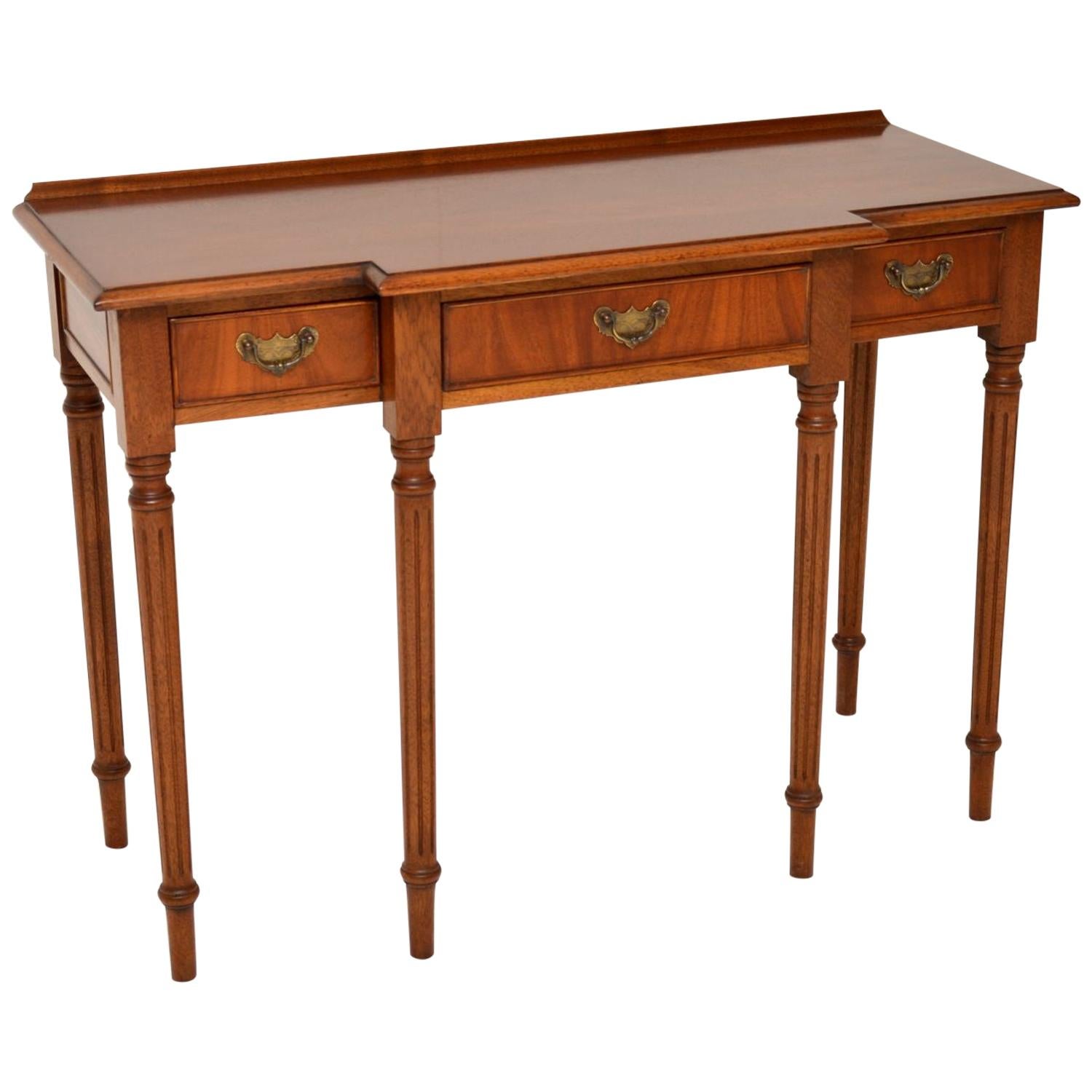 Antique Georgian Style Mahogany Console Table