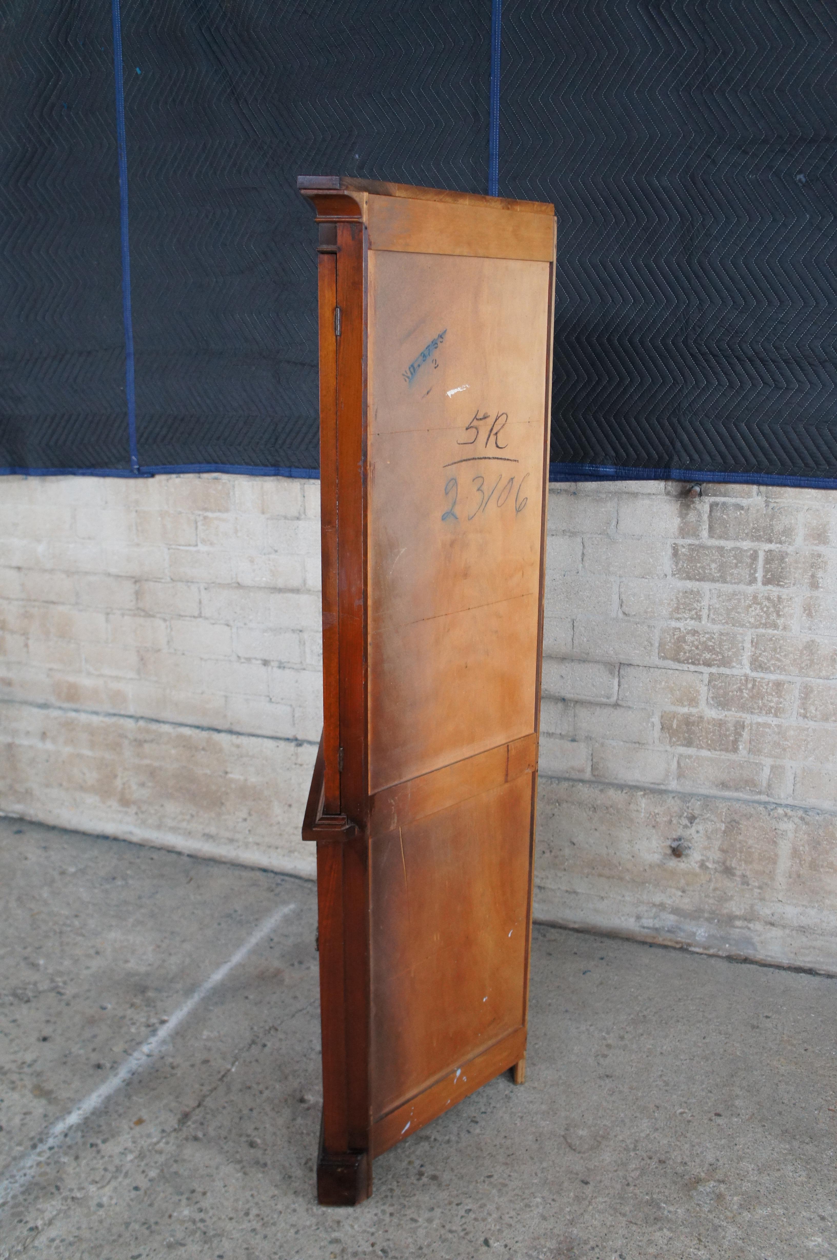 Antique Georgian Style Mahogany Corner Cabinet Cupboard Curio Display 69