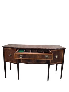 Antique Georgian Style Mahogany Sideboard Server