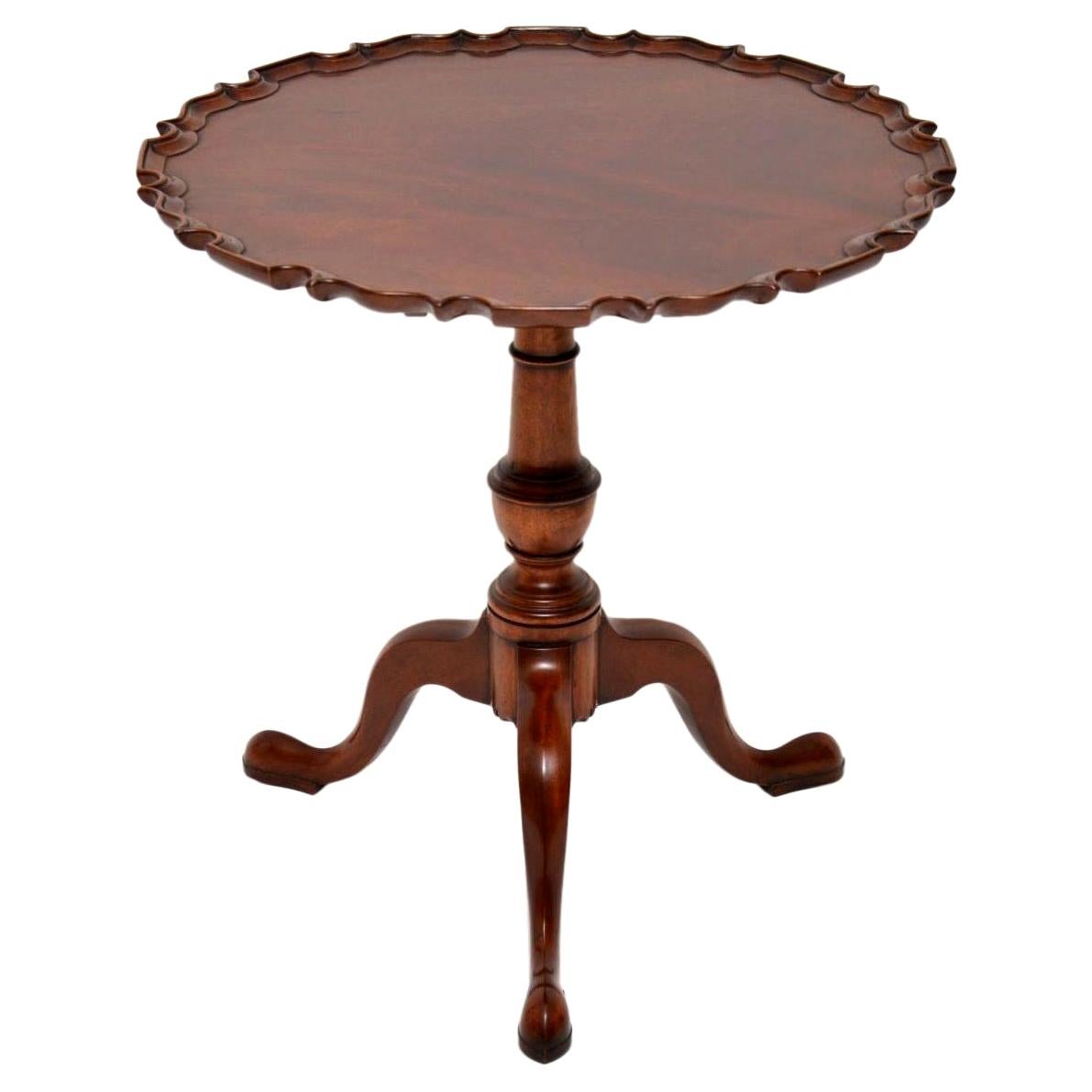 Antique Georgian Style Mahogany Tilt-Top Table