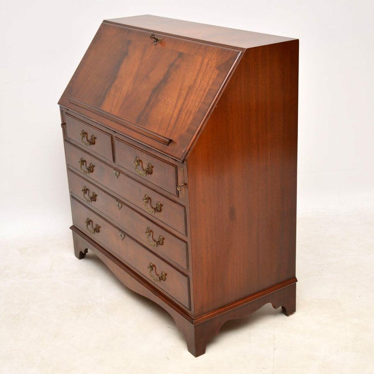 Antique Style Mahogany Writing Bureau at 1stDibs