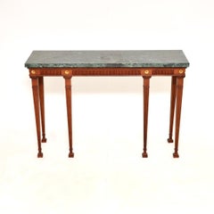 Antique Georgian Style Marble Top Console Table