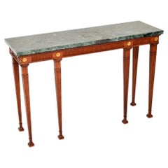 Antique Georgian Style Marble Top Console Table
