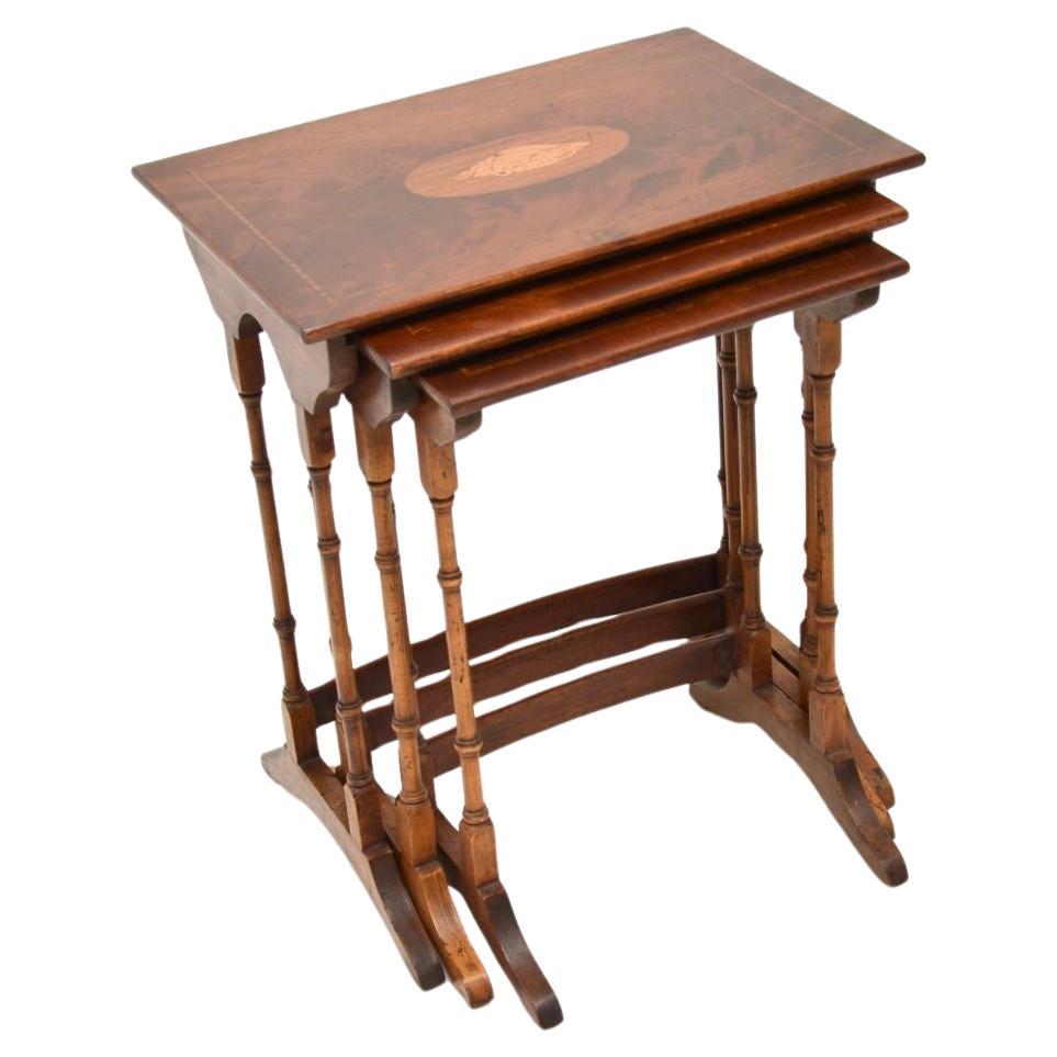 Antique Georgian Style Nest of Tables