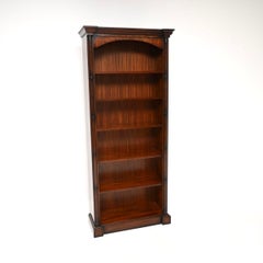 Antique Georgian Style Open Bookcase