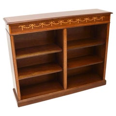 Antique Georgian Style Open Bookcase