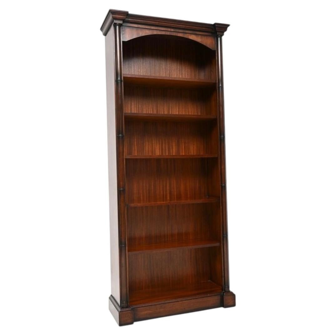 Antique Georgian Style Open Bookcase