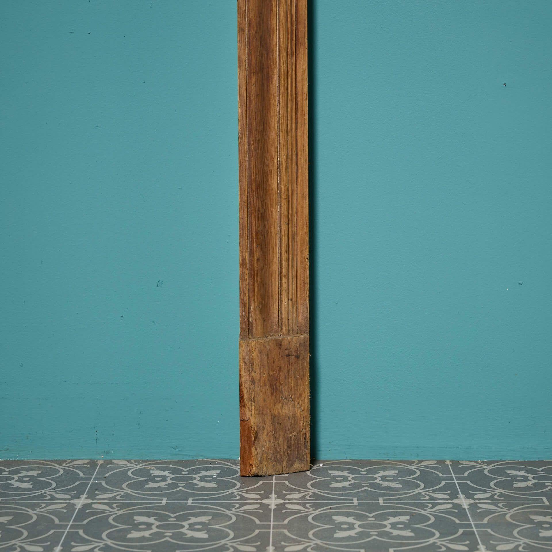 Antique Georgian Style Pine & Composition Fire Surround For Sale 1