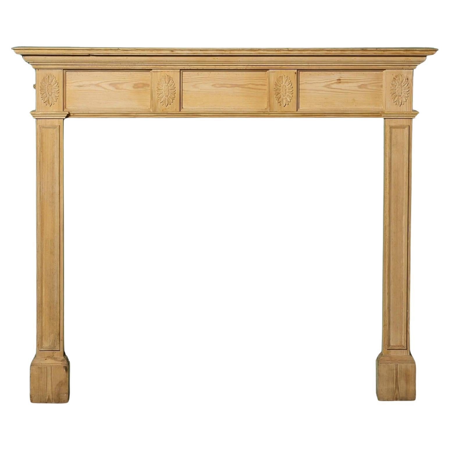 Antike georgianischen Stil Kiefer Feuer Surround