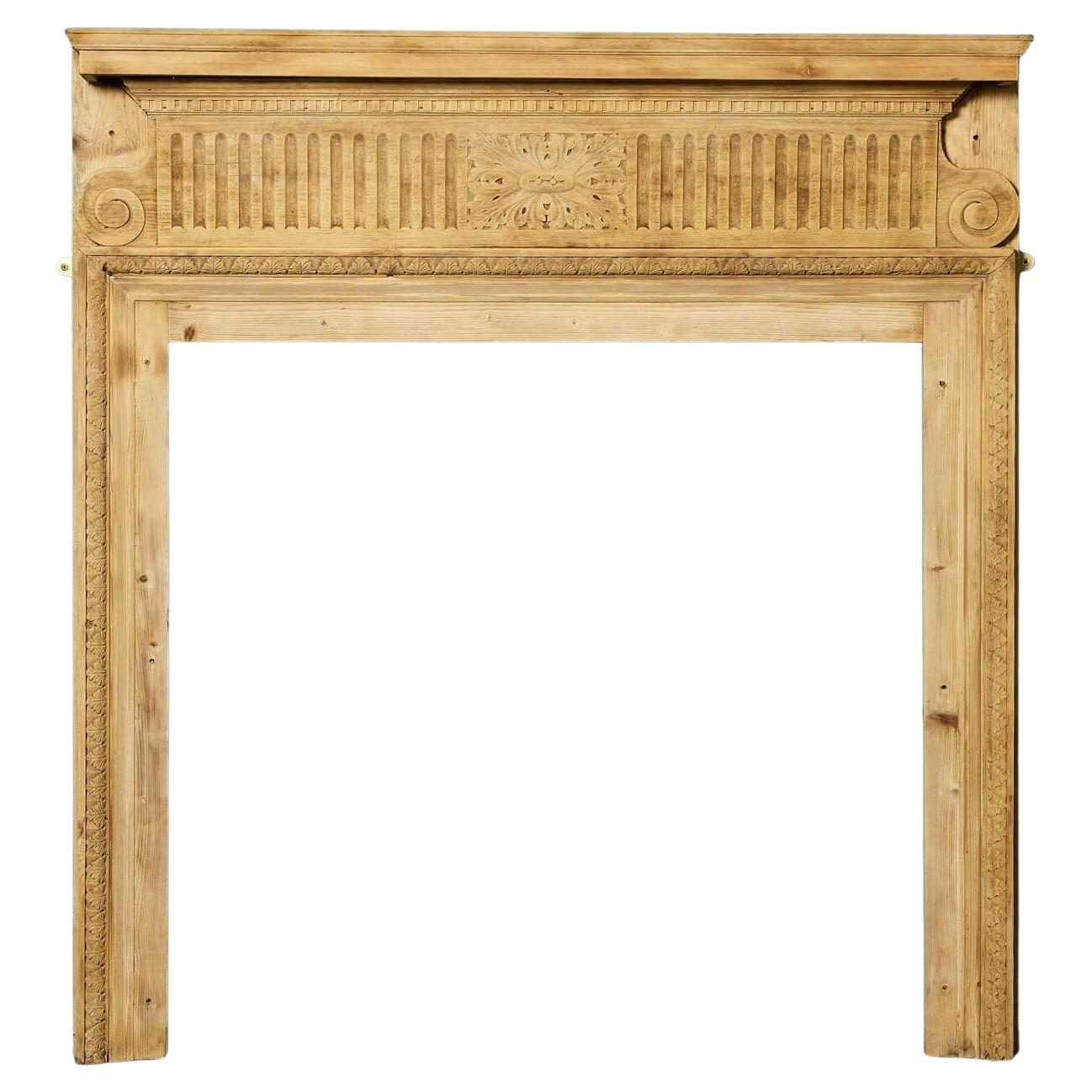 Antike georgianischen Stil Kiefer Feuer Surround