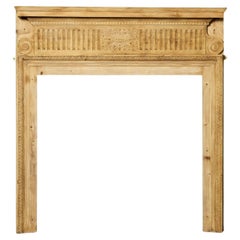 Antike georgianischen Stil Kiefer Feuer Surround