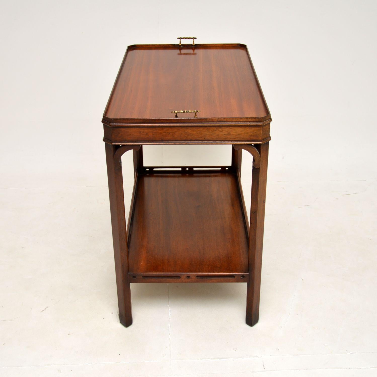 British Antique Georgian Style Side Table For Sale