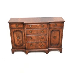 Antique Georgian Style Small Breakfront Sideboard