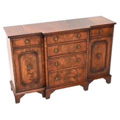 Antique Georgian Style Small Breakfront Sideboard