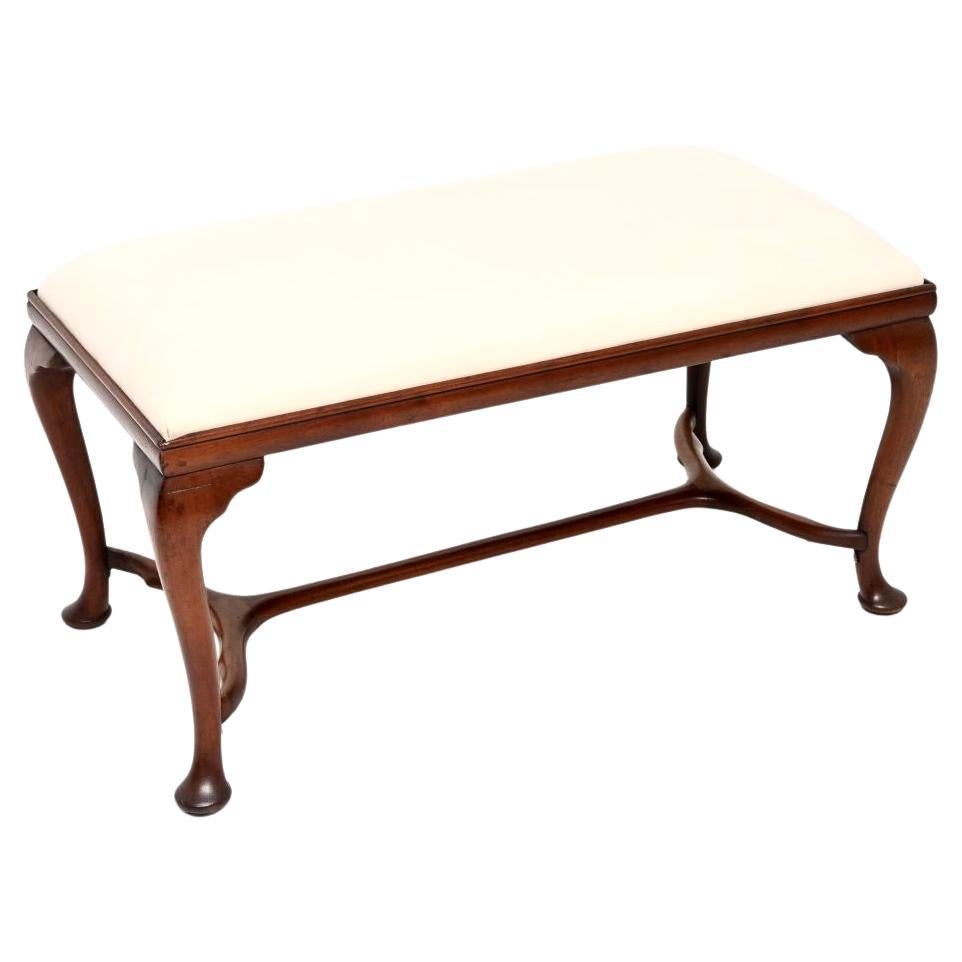 Antique Georgian Style Stool / Bench