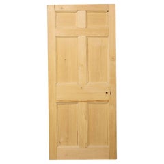 Antique Georgian Style Stripped Pine Internal Door