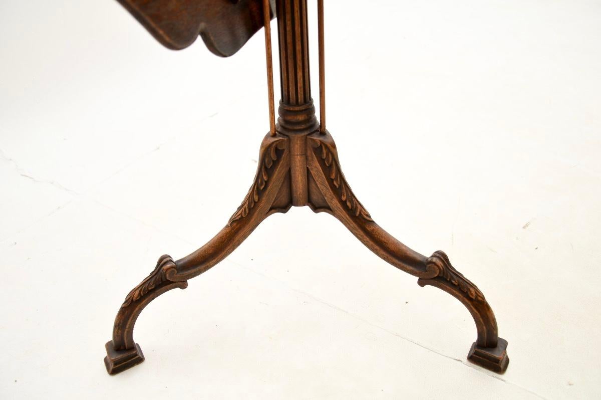 Antique Georgian Style Tilt Top Table For Sale 3