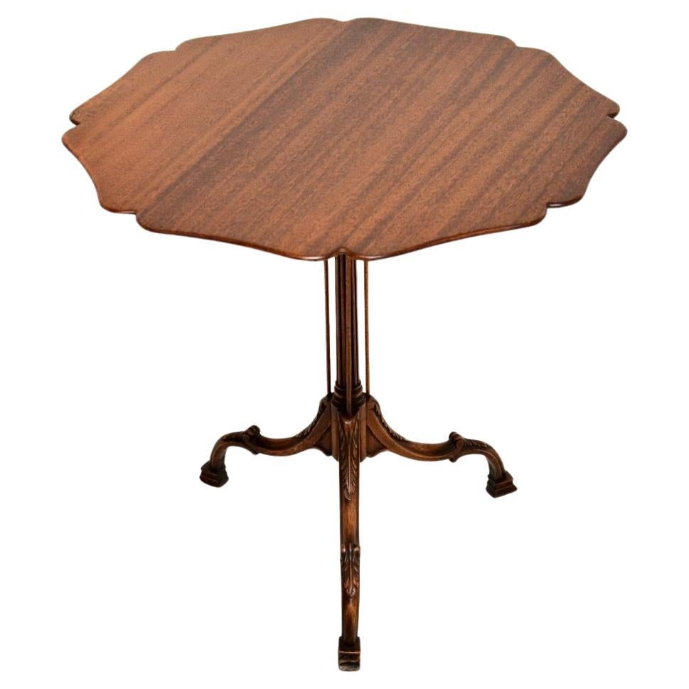 Antique Georgian Style Tilt Top Table For Sale