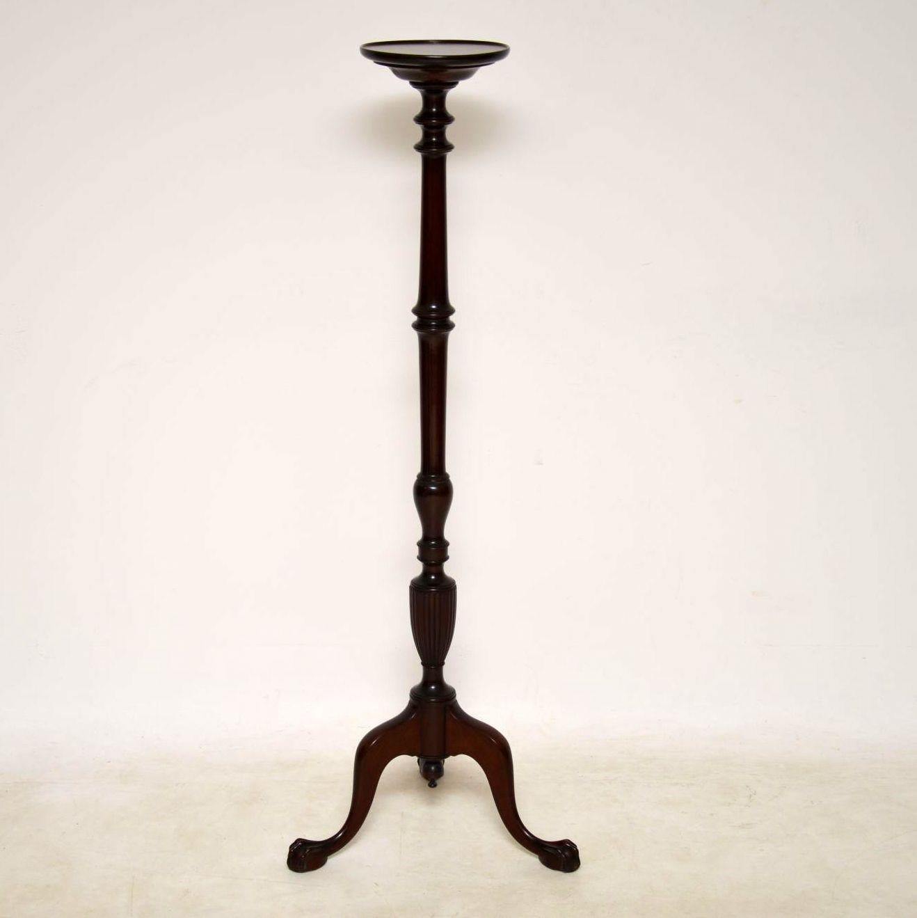 English Antique Georgian Style Torchere Stand
