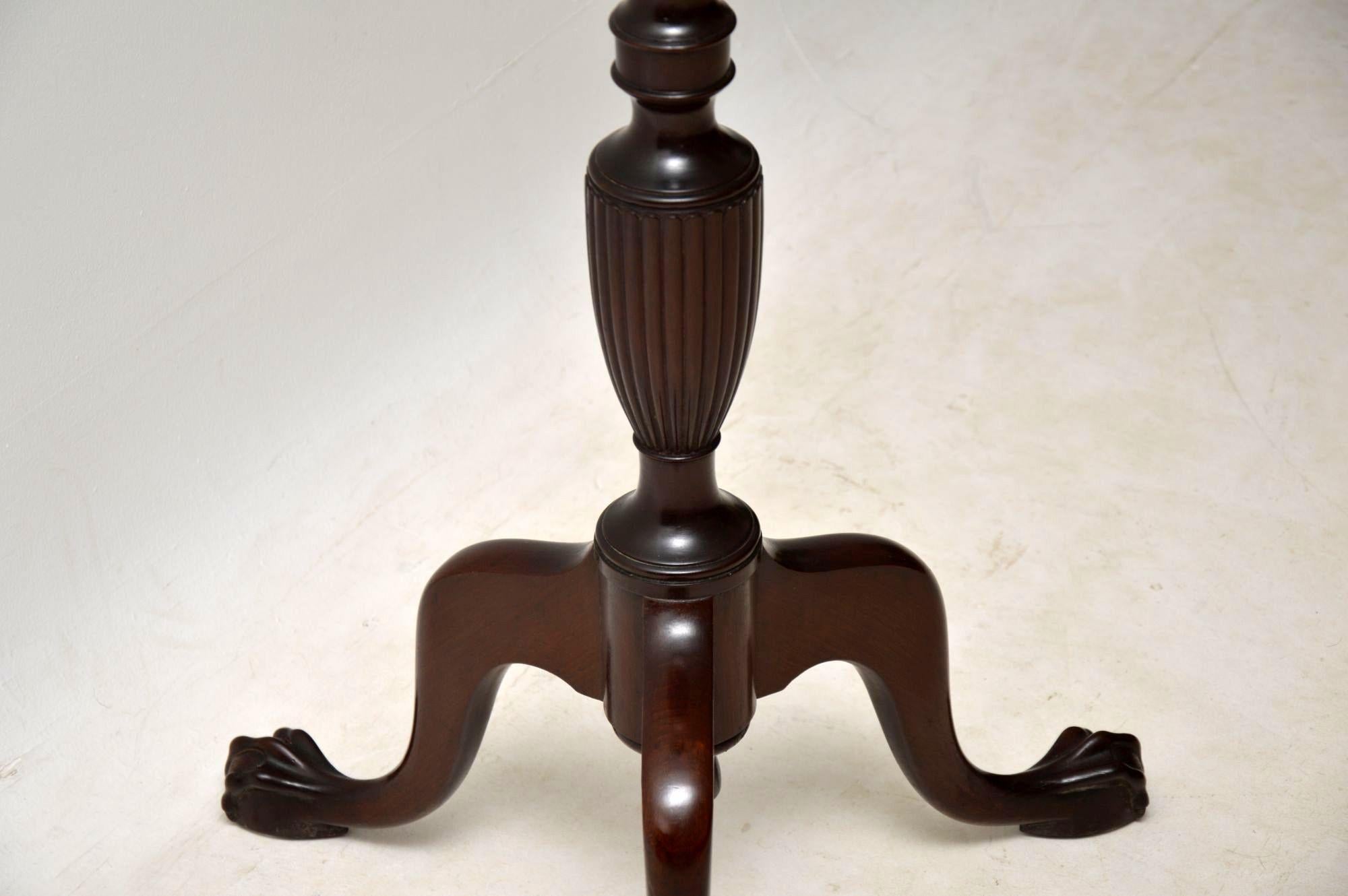 Wood Antique Georgian Style Torchere Stand