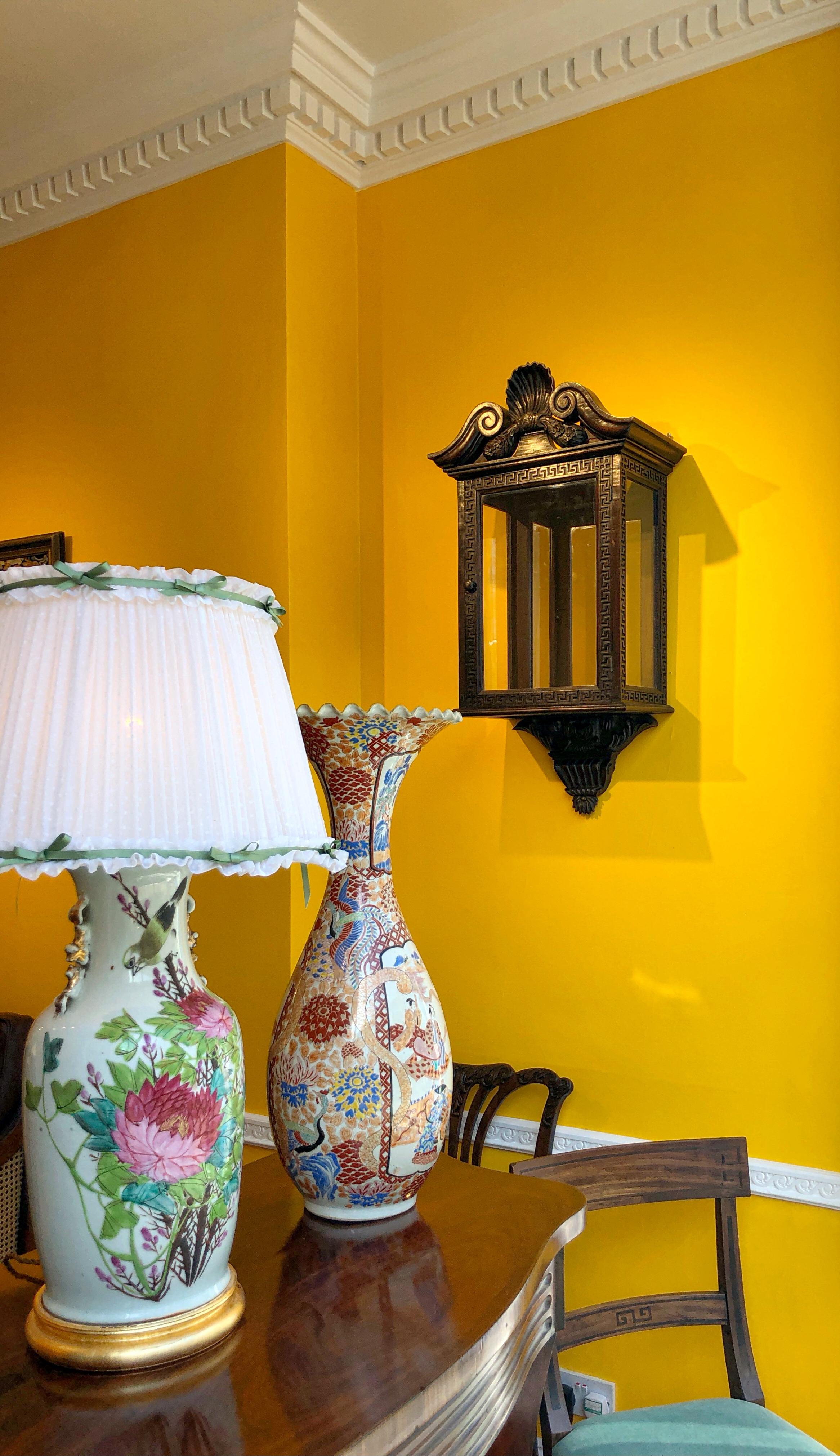 English Antique Georgian Style Wall Lantern