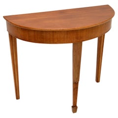 Antique Georgian Style Walnut Console Table