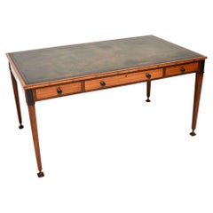 Antique Georgian Style Walnut Partners Writing Desk
