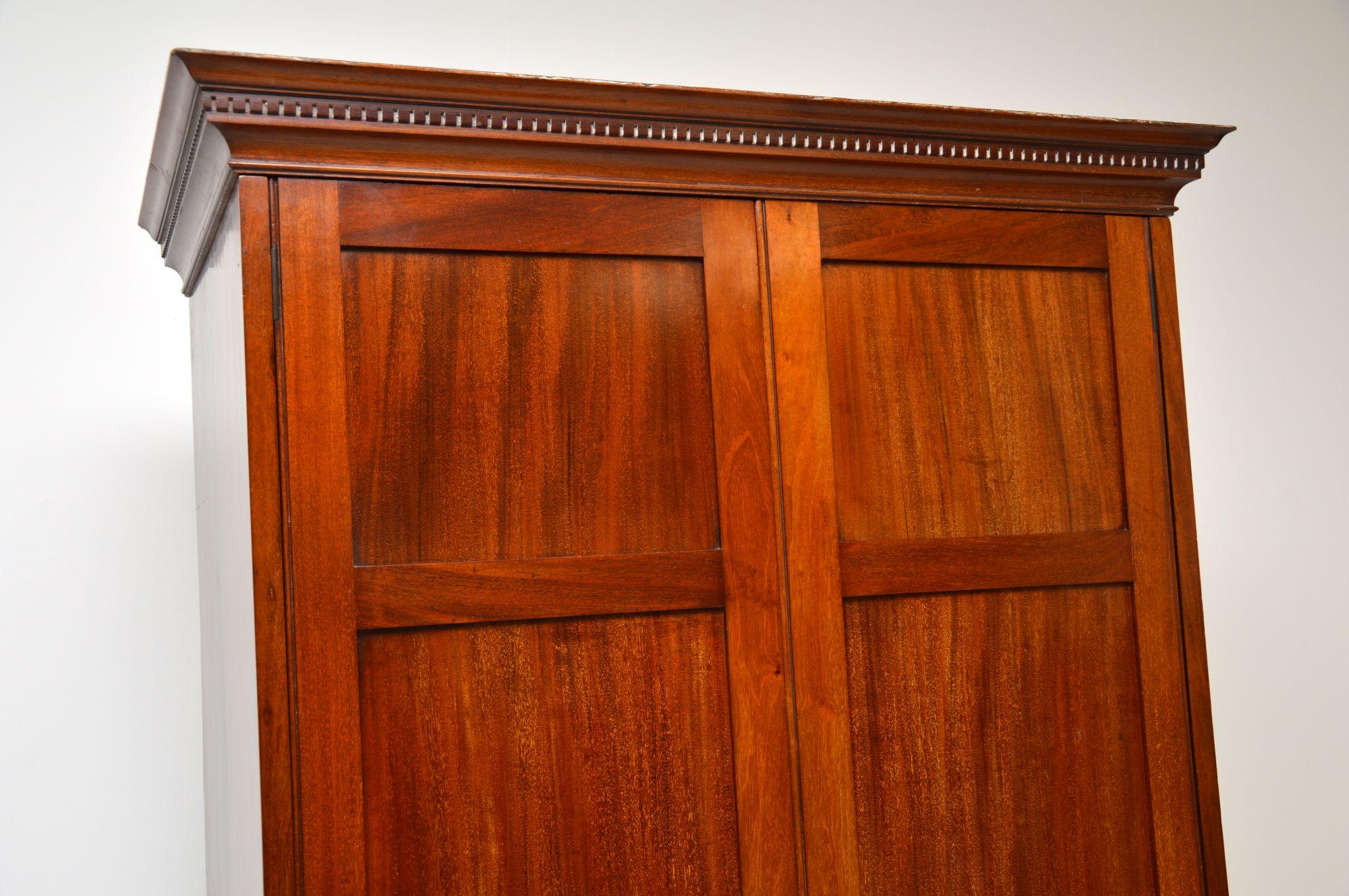 Antique Georgian Style Wardrobe / Hall Cupboard 1
