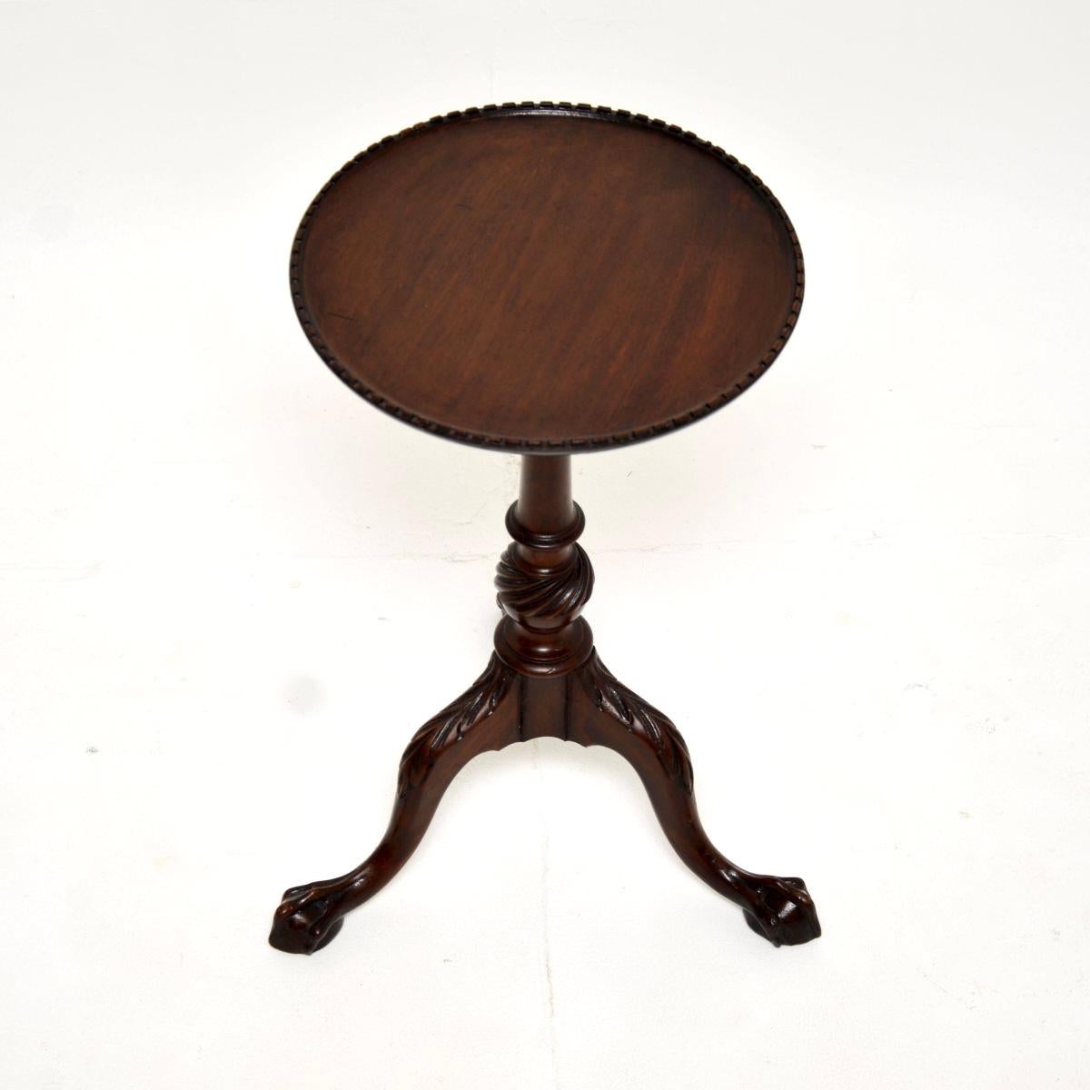 British Antique Georgian Style Wine Table For Sale